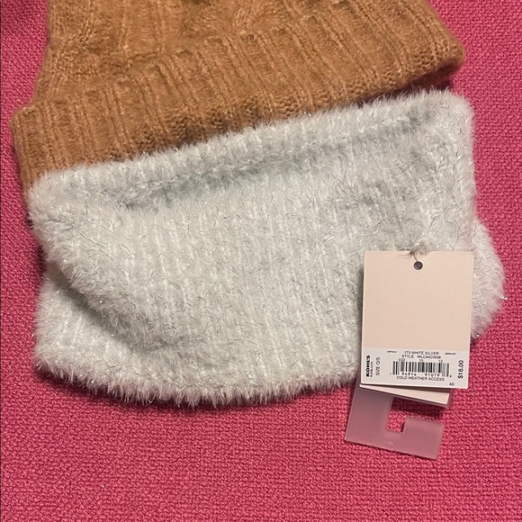 Winter Bundle - Cozy Brown Sonoma Pom-Pom Beanie and Lauren Conrad Headband - Picture 5 of 10